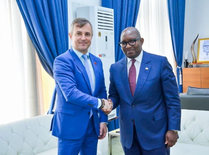 RDC-Ukraine : Sama Lukonde et Vasyl Hamianin plantent le décor du renforcement de la coopération Interparlementaire